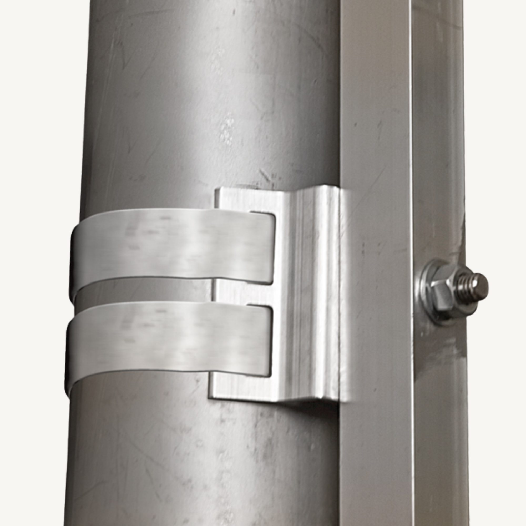 Platine de fixation candélabre sur mât